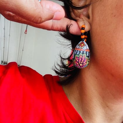 Or-Amor Handpainted Earrings