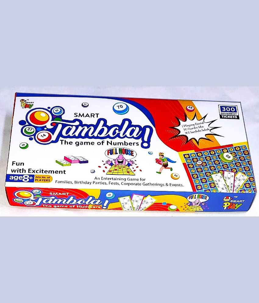 PETERS PENCE-  SMART TAMBOLA MEDIUM SMART BOARD GAME WITH 300 TICKETS Party & Fun Board Game