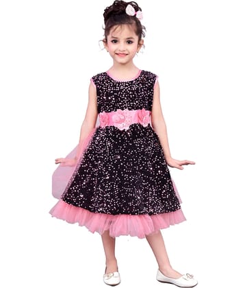 Arshia Fashions Baby Girls Net Frocks ( PeachPuff )