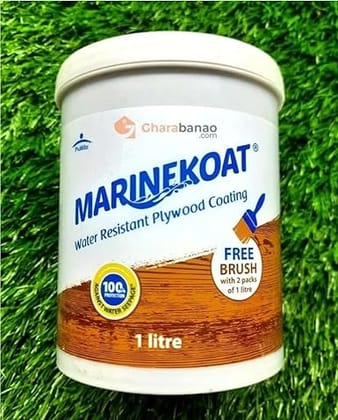 Fevicol Marinekoat Waterproofing Solution for Plywood  Liquid Coating that Prevents Moisture Damage, Ensures Durability, and Provides Long-Lasting Protection for Wooden Surfaces