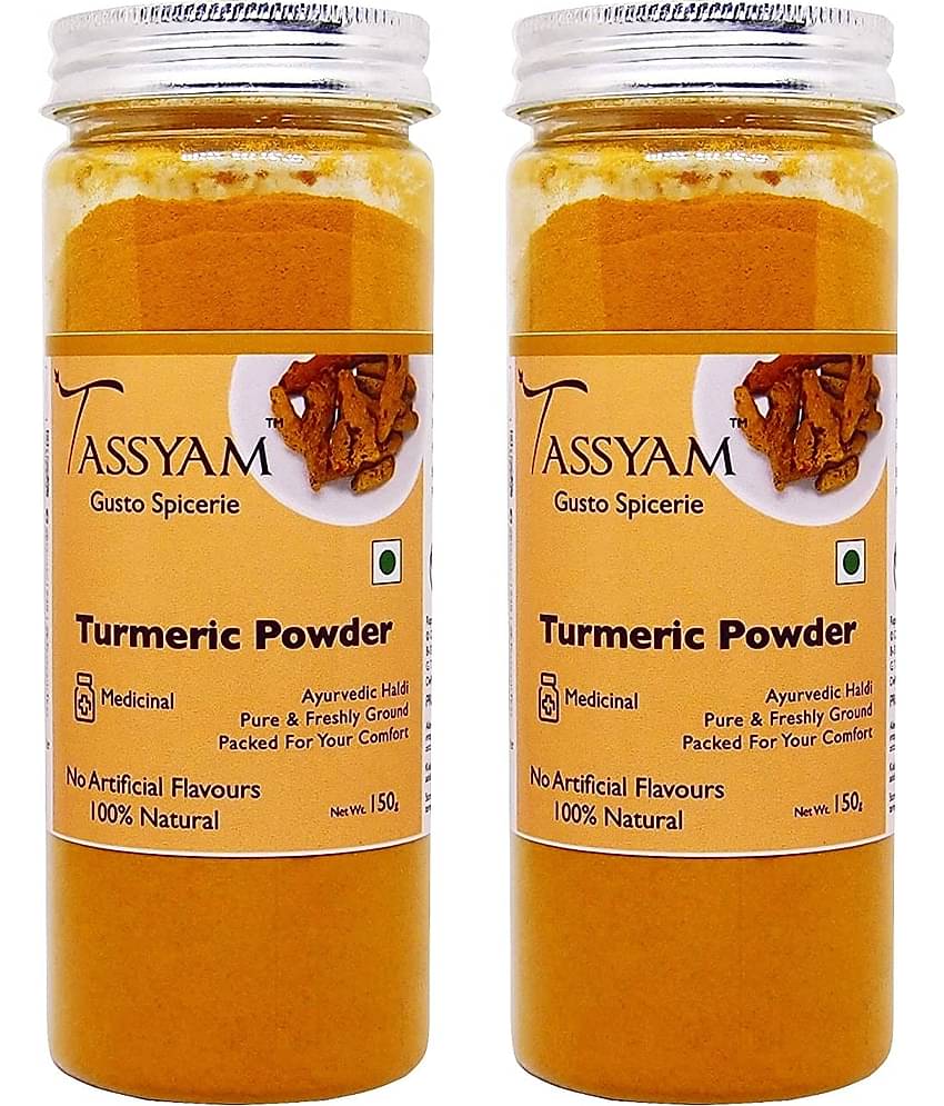 Tassyam Haldi (Turmeric) Powder 300 gm Pack of 2