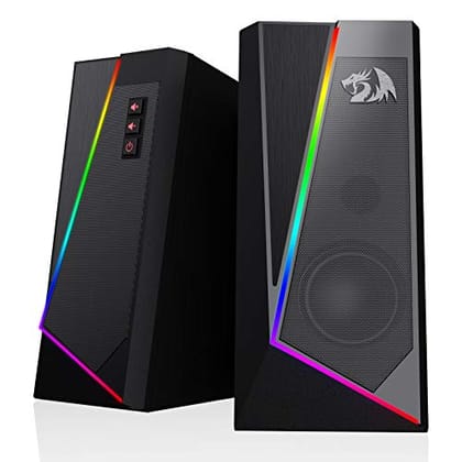 (Refurbished) Redragon Anvil GS520 - RGB 2.0 Channel Gaming Wired Desktop Speakers (Refurbished) Redragon Anvil GS520 - RGB 2.0 Channel Gaming Wired Desktop Speakers