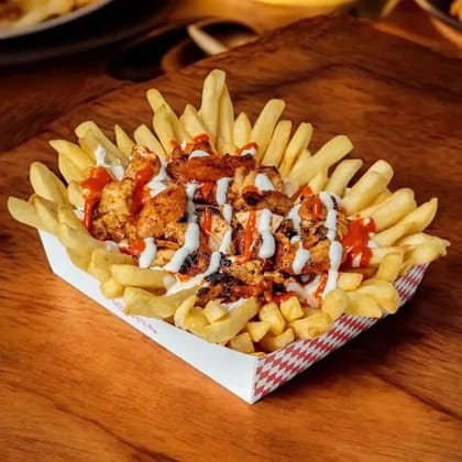 Doner Chicken Fries With Chilli Garlic Sauce