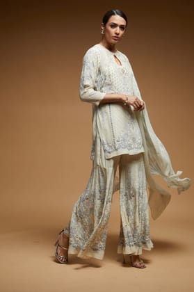 Beige Sharara-XS