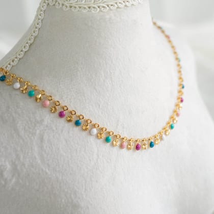 Color Burst Stainless Steel Necklace