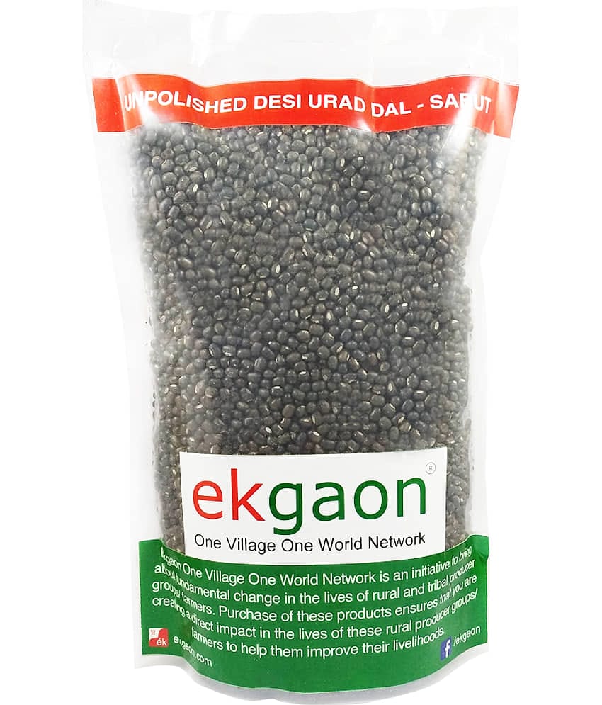 Ekgaon Unpolished Desi Urad Dal - Sabut 450 gm