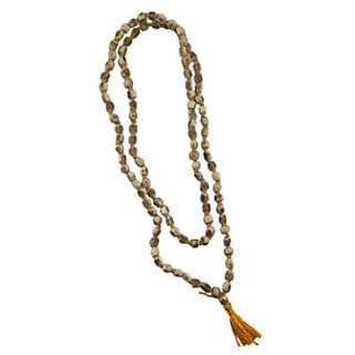 100 Authentic Shyama Tulsi Beads Japa Mala For Mantra  Spiritual Rosary (108+1)