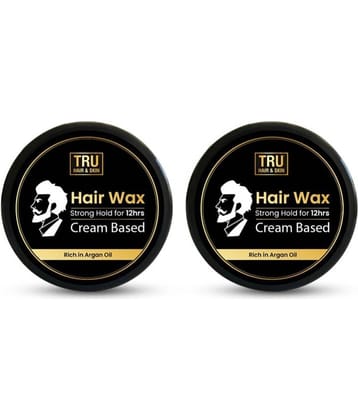 TRU HAIR & SKIN Hair Wax Cream For Men | Easy To Spread & Strong Hold For 12hrs (50gm Pack of 2)