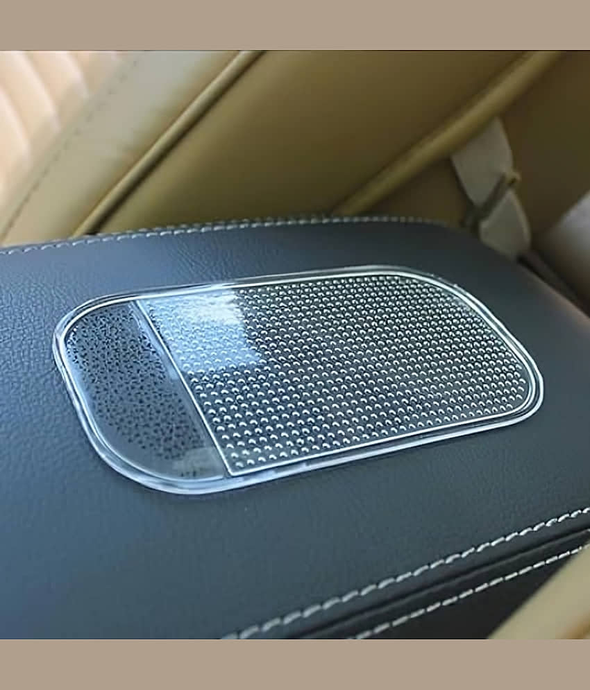 purple dust Dashboard & Windshield Single Clamp Dashboard Mat - Multicolor