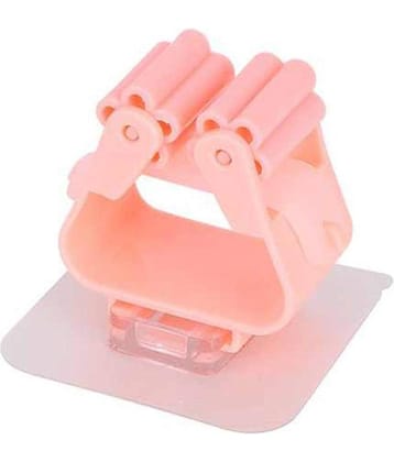 DeoDap Anti-Slip Wall Mounted Single Mop/Broom Holder (1pc, Multicolor)