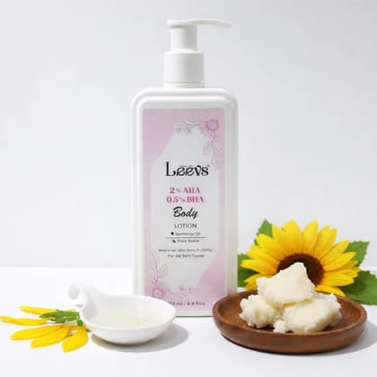 Leevs 2% AHA 0.5% BHA Body Lotion - 250ml