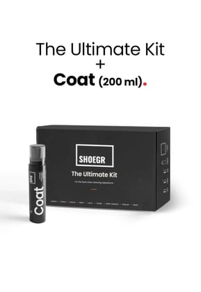 Ultimate Shoe Cleaning Kit + Coat - Water & Stain Repellent (200ml)