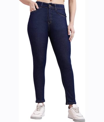 Kashian - Blue Cotton Blend Slim Fit Women's Jeans ( Pack of 1 )