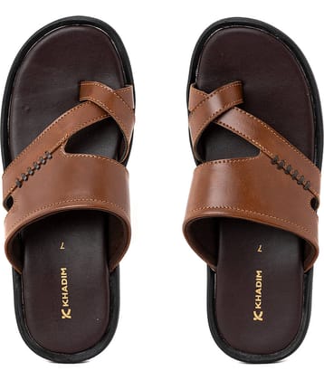 KHADIM - Tan Men's Sandals