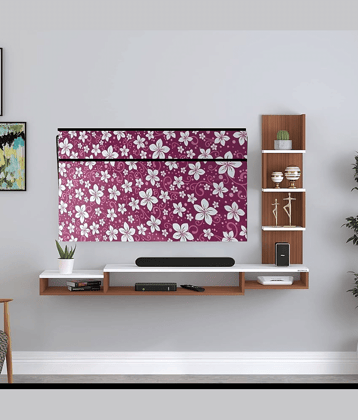 KALRA MAGIC Single Polyester Pink TV Cover for Sony 81cm (32 in) LED/LCD TV