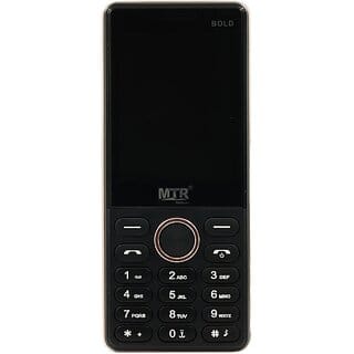 MTR BOLD  (Dual Sim, 2.8 Inch Display, 3000mAh Battery, Gold, Black)
