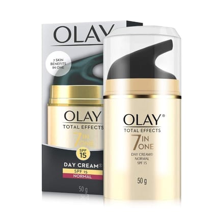 OLAY TOTAL EFFECTS NORMAL DAY CREAM SPF-15 50 GMS OLAY TOTAL EFFECTS NORMAL DAY CREAM SPF-15 50 GMS