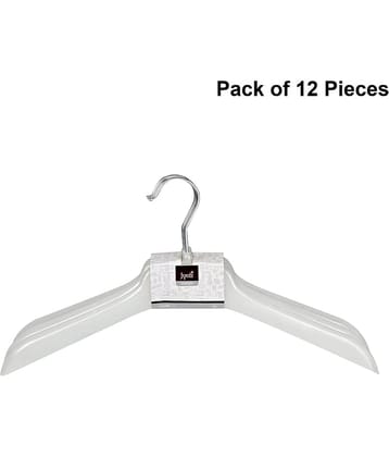 Jyoti Plastic Standard Clothes Hangers ( Pack of 12 )