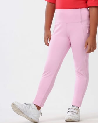 Power Pocket Leggings-4-5 Y / Cotton Candy Pink