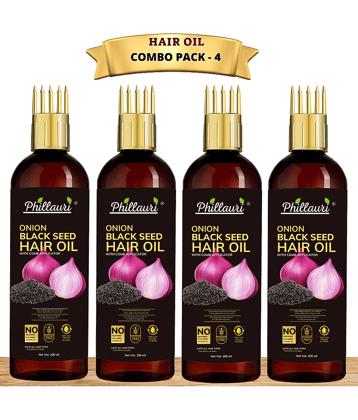 Phillauri - Scalp Treatment Onion Oil 400 ml ( Pack of 4 )