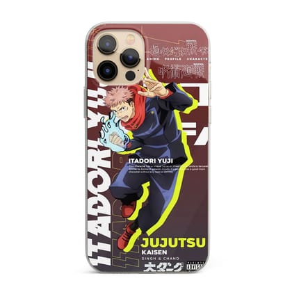 Itadori Yuji Jujutsu Kaisen JJK Anime Silicon Phone Case