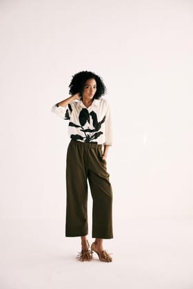 Olive Trousers-XS