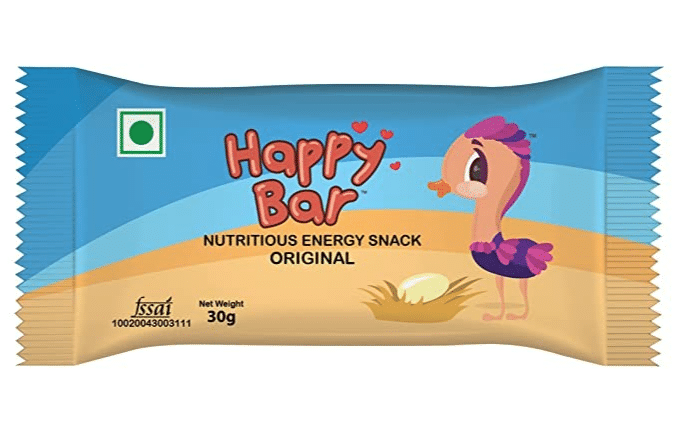 Happy Bar Original Nutritious Energy Snack Bar, 30 gm
