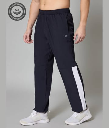 Turnfit Navy Blue Polyester Men's Sports Trackpants ( Pack of 1 )