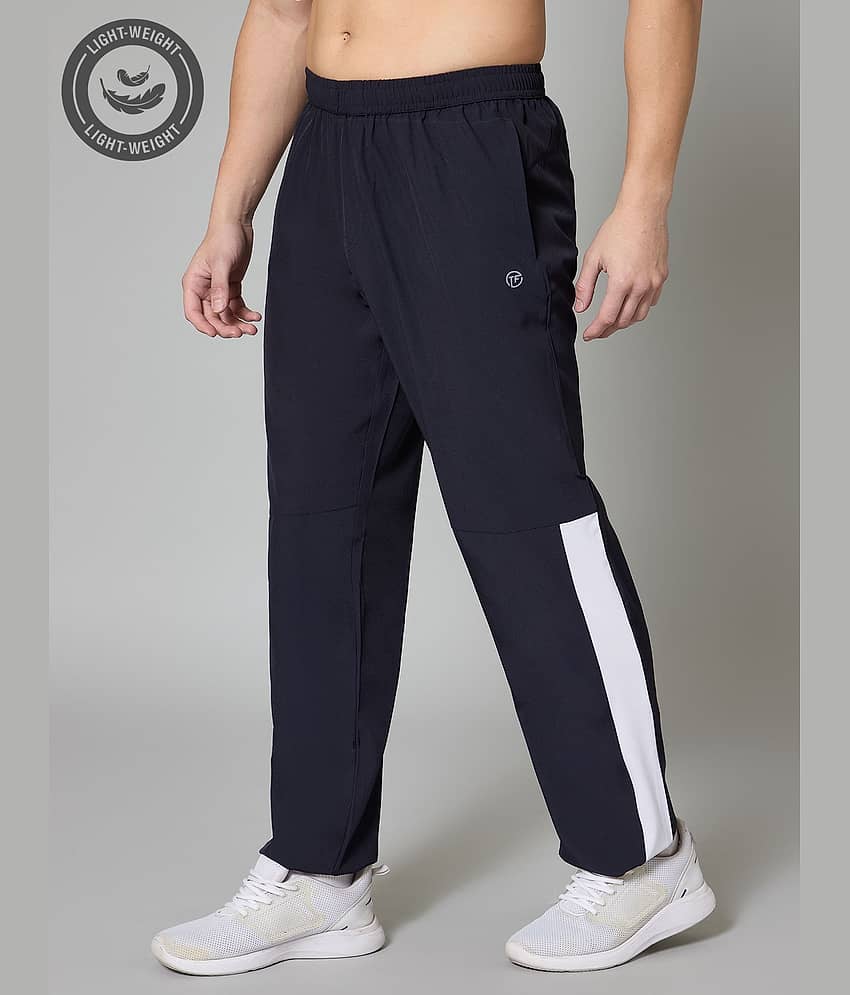 Turnfit Navy Blue Polyester Men's Sports Trackpants ( Pack of 1 )