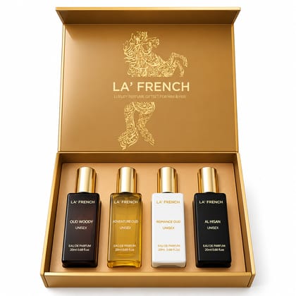 Oudh Perfume Gift Set 4x20ml - Adventure Oud | Romance Oud | Al Hisan | Oud Woody Oudh Perfume Gift Set 4x20ml - Adventure Oud | Romance Oud | Al Hisan | Oud Woody