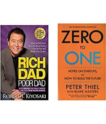 Zero to One + Rich Dad Poor Dad (English )