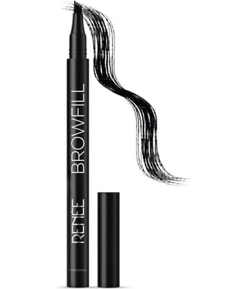 RENEE Browfill Eyebrow Pen-Brown, Waterproof, Smudge-Proof, Natural Finish, (Brwon,0.5ml)