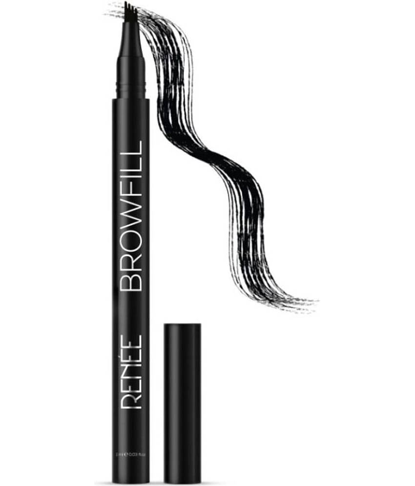 RENEE Browfill Eyebrow Pen-Brown, Waterproof, Smudge-Proof, Natural Finish, (Brwon,0.5ml)