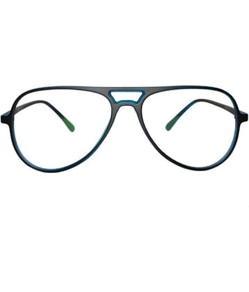 Peter Jones - Black Full Rim Pilot Computer Glasses ( Pack of 1 )