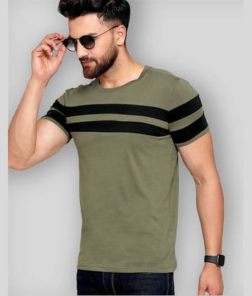 AUSK Pack of 1 Cotton Regular Fit Men's T-Shirt ( Multicolor )