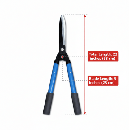 Gardening Tools - Heavy Duty Hedge Shear Adjustable Garden Scissor with Comfort Grip Handle