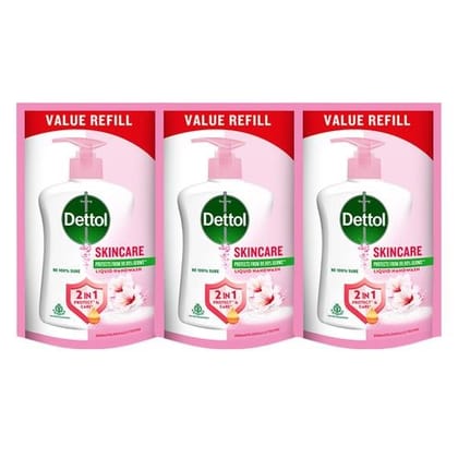 Dettol pH-Balanced Handwash - Skincare, 10X Better Protection Against Germs, 175 ml (Pack Of 3)