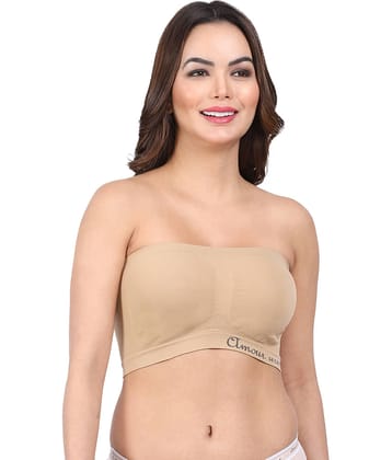 AMOUR SECRET Pack of 1 Nylon Non Padded Tube Bra For Women ( Nude )
