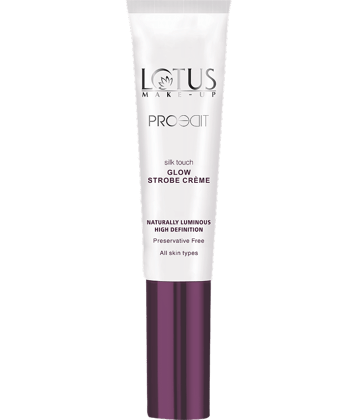 Lotus Make,Up Proedit Silk Touchglow Strobe Moisturizer Cream Pink ,SC2, 15G