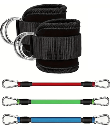 Shopeleven Resistance Bands Set Stretchy Ankle Straps Resistance Bands