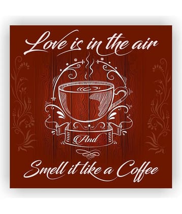 Photojaanic Fridge Magnets for Coffee Lover Rubberized Square Fridge Magnets Fridge Magnet - Pack of 1