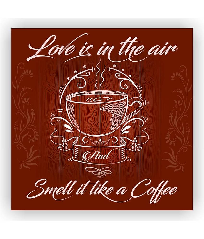 Photojaanic Fridge Magnets for Coffee Lover Rubberized Square Fridge Magnets Fridge Magnet - Pack of 1