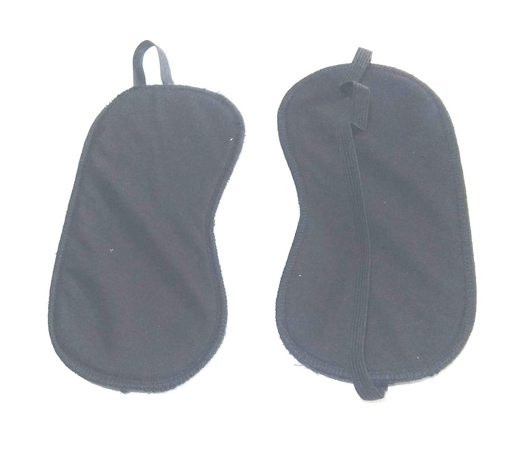 Blindfold Eye Mask Travel Relax Sleeping Aid Shade Cover 2 Pic. Size- 18/7.5 cm