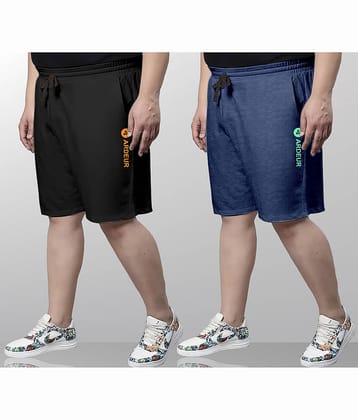 Ardeur Multi Cotton Blend Men's Shorts ( Pack of 2 )