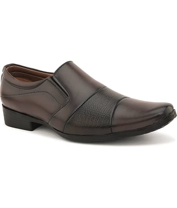 Sir Corbett Brown Men's Slip On Formal Shoes