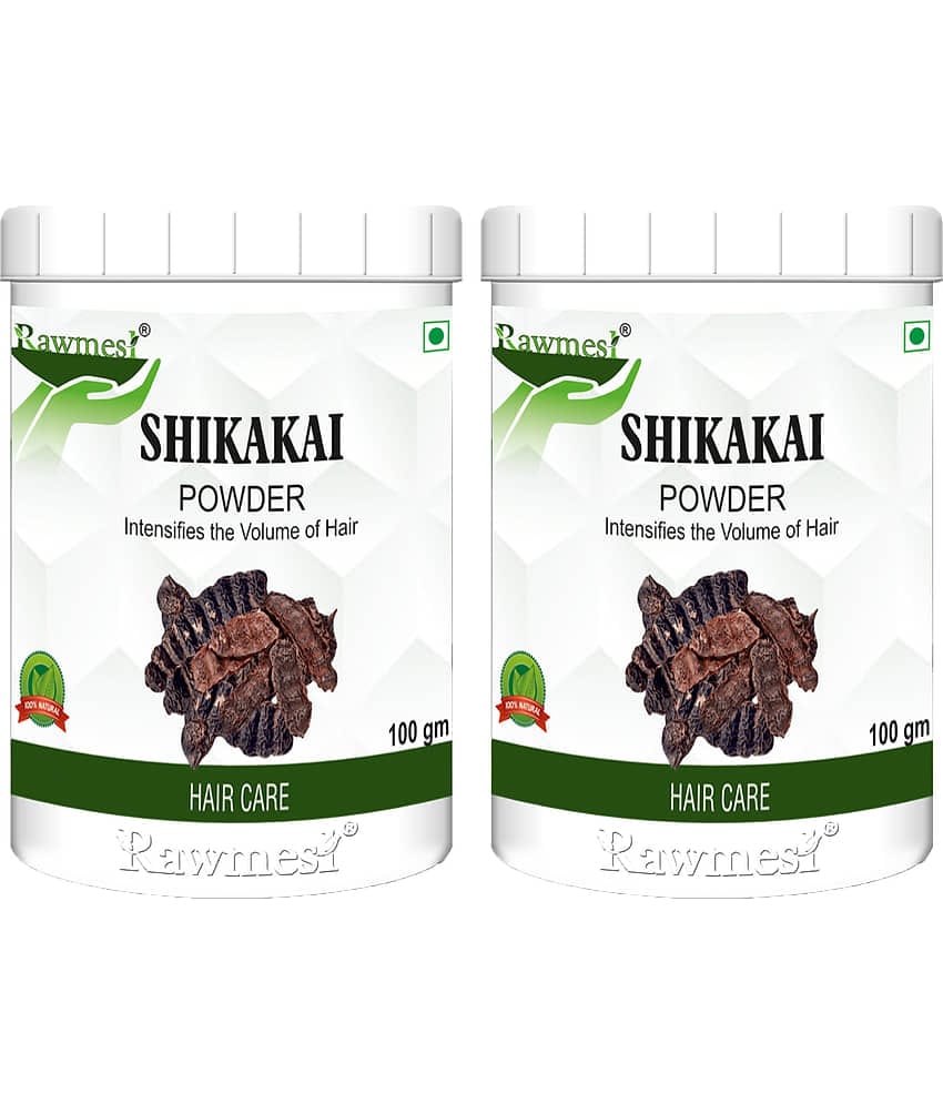 rawmest Shikakai Powder Hair Scalp Treatment 200 g Pack of 2