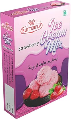 Butterfly Instant Ice Cream Mix, 150 Grams (Strawberry)  by Butterfly Dessert Mixes and Bakery Needs.