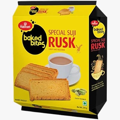 Haldiram's Suji Rusk - Del, 275 g Pouch