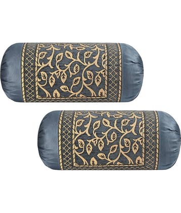 MAHALUXMI COLLECTION Set of 2 Velvet Bolster Covers