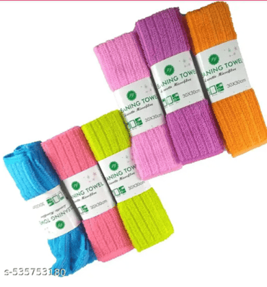 VillWin Set of 6 Others Microfiber Kitchen Towel VillWin Set of 6 Others Microfiber Kitchen Towel
